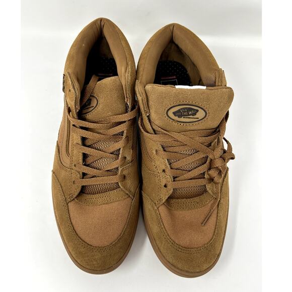 VANS Mens Zahba Skateboarding Performance Mid Shoes Size 11.5 Refined Fit Suede - Picture 4 of 8